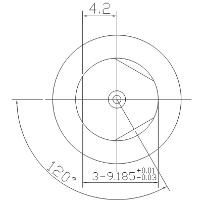 M6*1.0L,1/2"-20UNF-2A,Transmission Output Shaft Description image