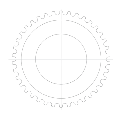 Aluminum Timing Belt Pulley Gear Parts